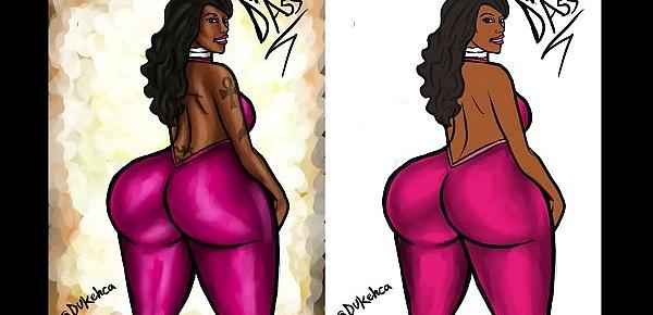  Thick Booty Cherokee D Ass illustration